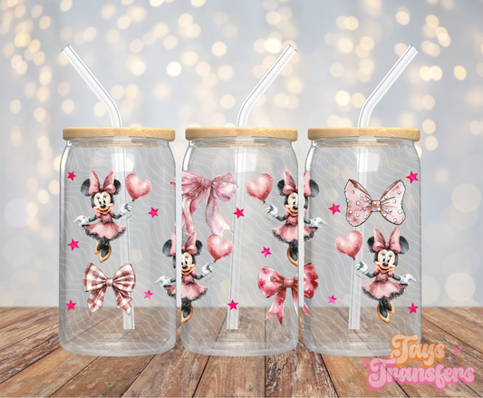Minnie Bows - 16OZ UV DTF Wrap