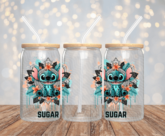 Blue Guy Sugar - 16OZ UV DTF Wrap