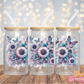 Pastel Blue/Purple Flowers - 16OZ UV DTF Wrap