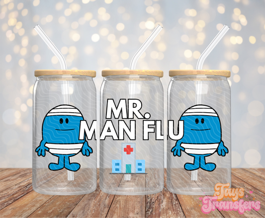 Man Flu - 16OZ UV DTF Wrap