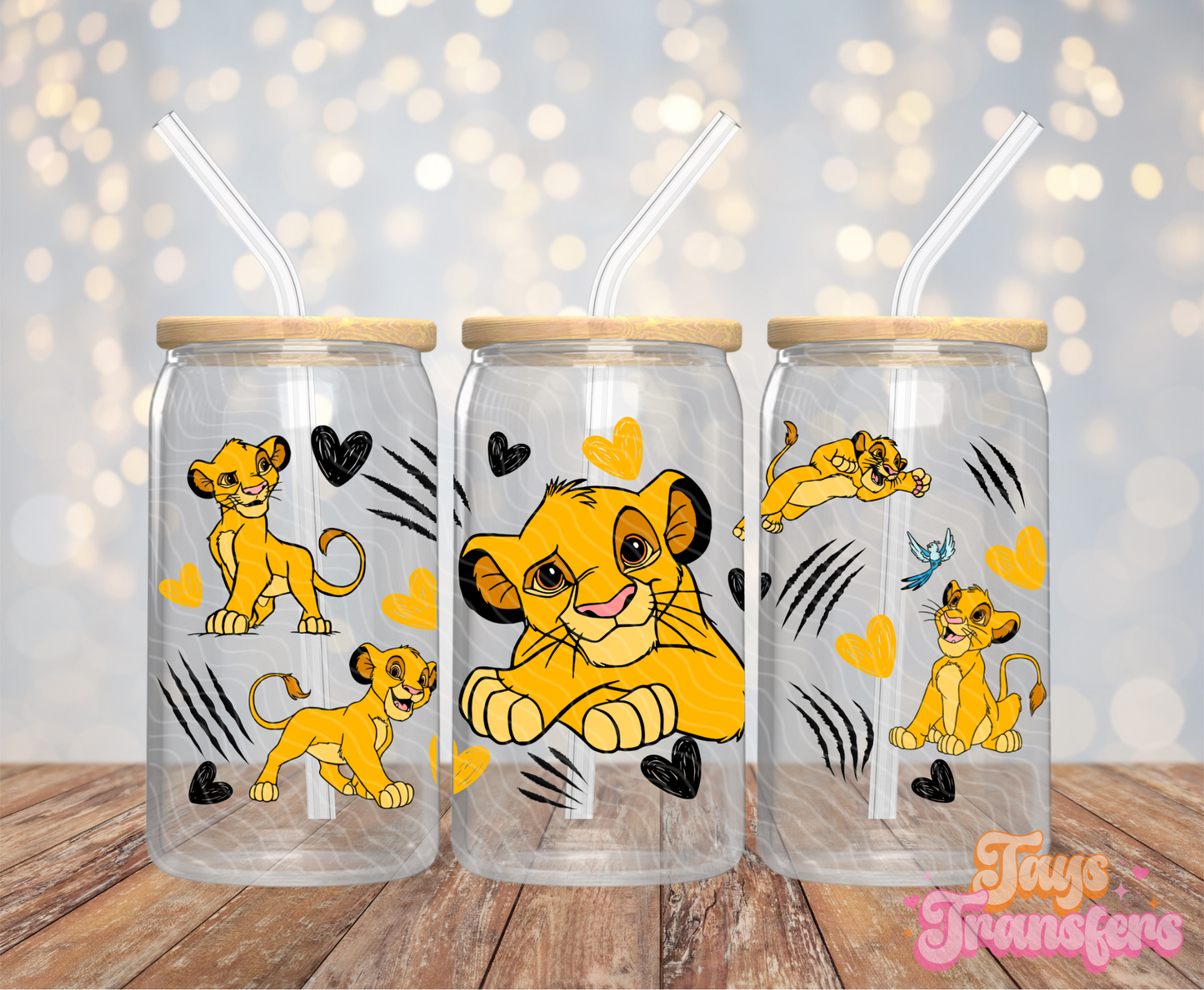 Lion - 16OZ UV DTF Wrap
