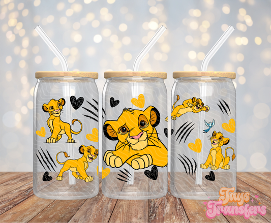 Lion - 16OZ UV DTF Wrap