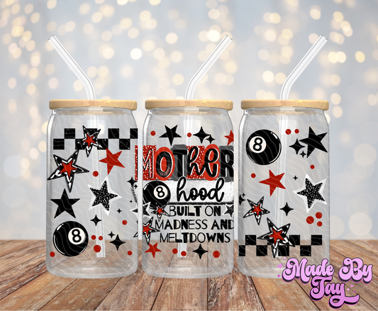 Red Motherhood Madness - 16OZ UV DTF Wrap