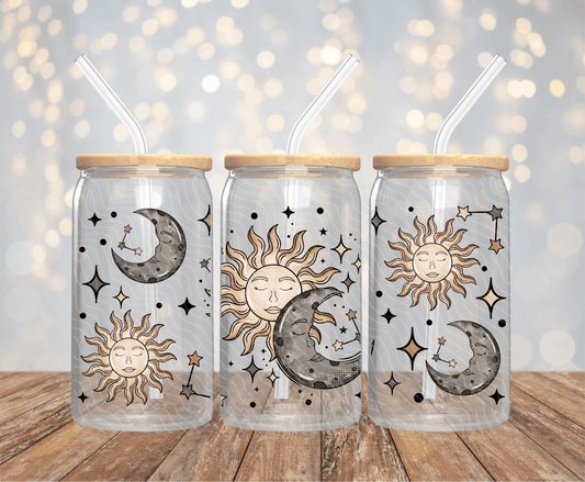 Sun & Moon - 16OZ UV DTF Wrap