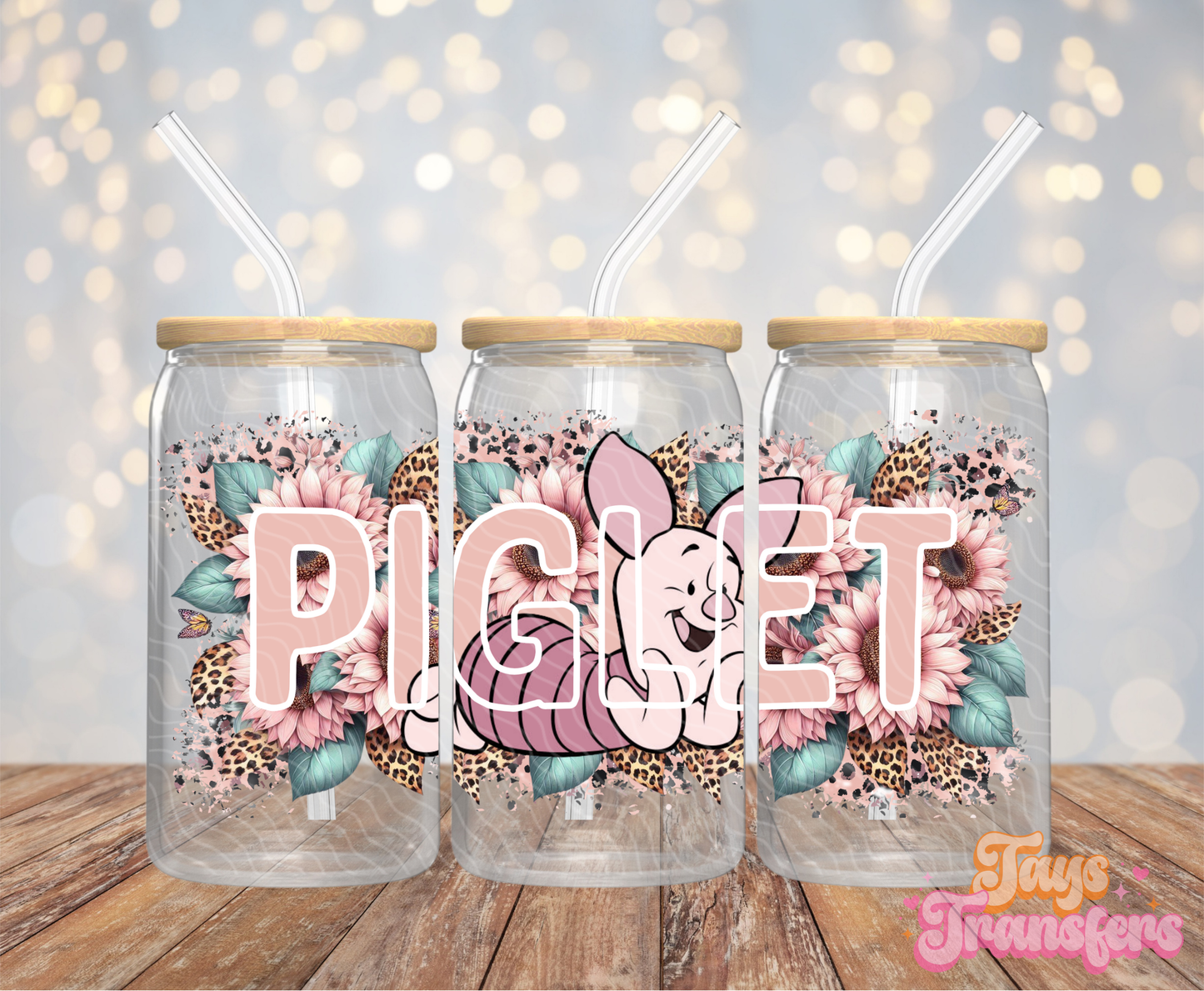 Pig - 16OZ UV DTF Wrap