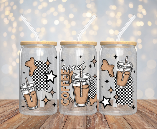 Iced Coffee - 16OZ UV DTF Wrap