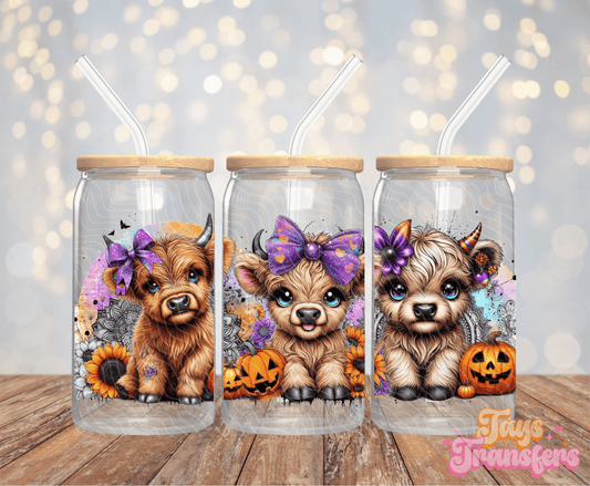 Highland Pumpkin - 16OZ UV DTF Wrap