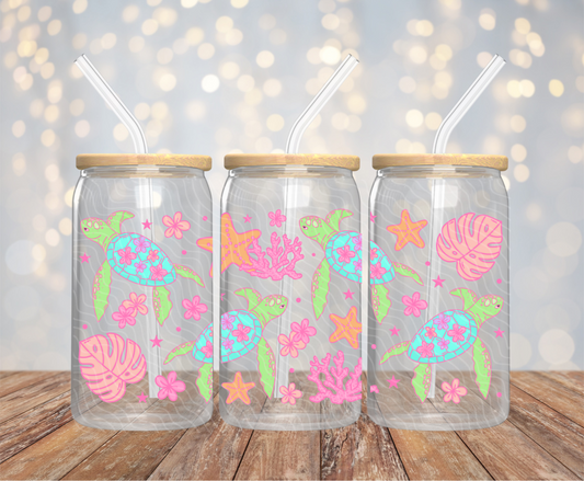 Turtles - 16OZ UV DTF Wrap
