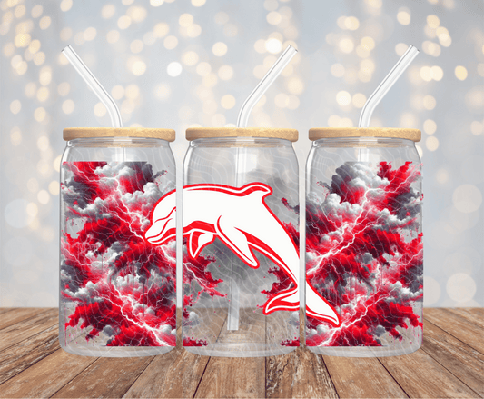 Dolphins - 16OZ UV DTF Wrap
