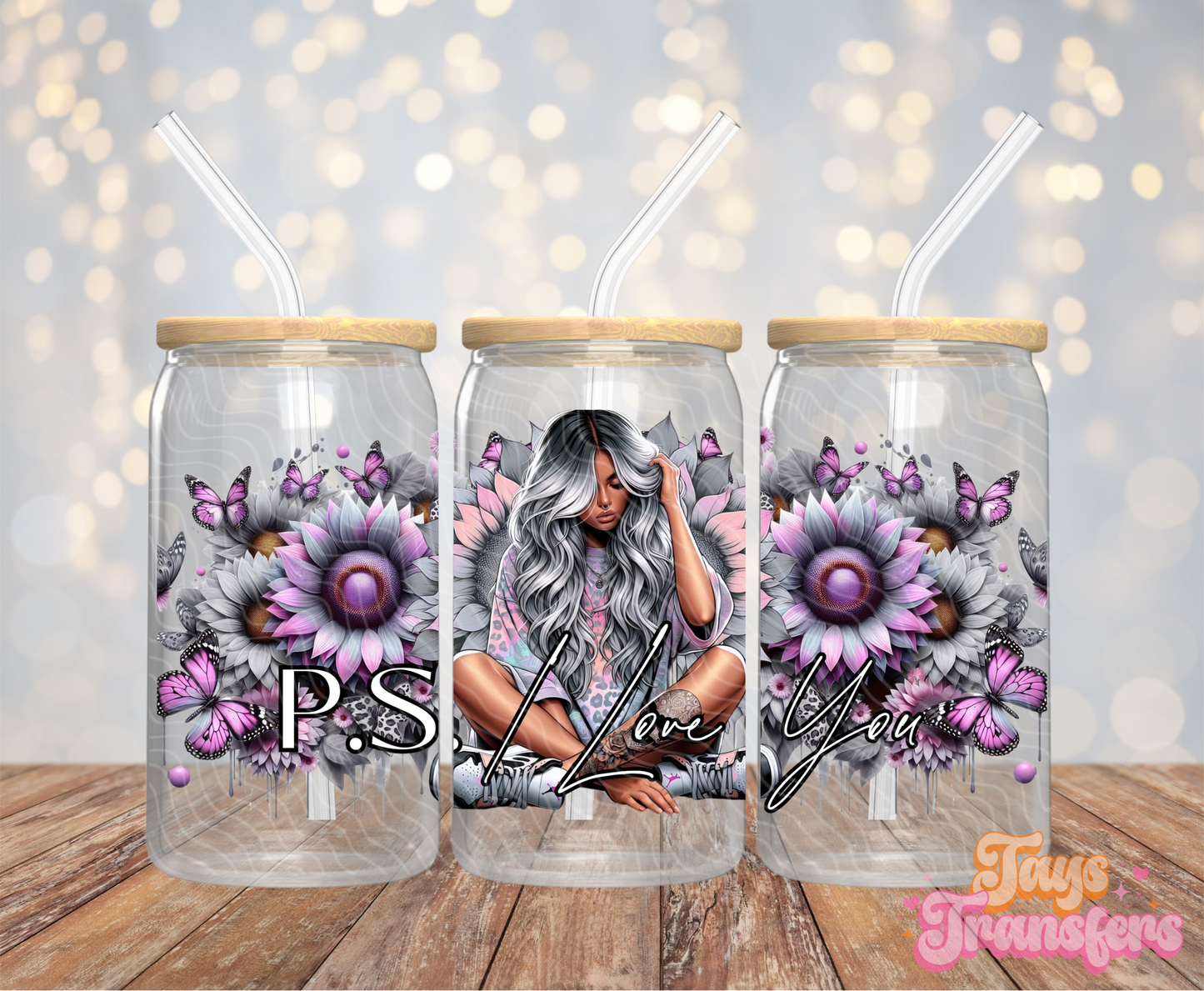 PS I Love You - 16OZ UV DTF Wrap