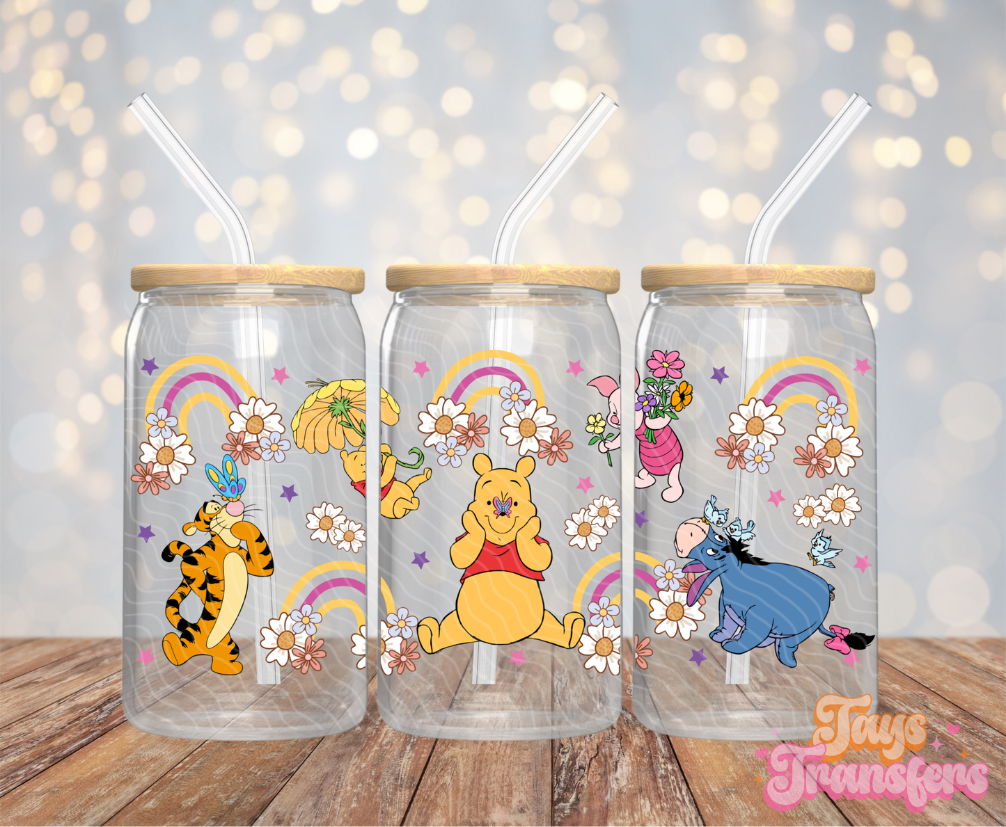 Bear & Friends - 16OZ UV DTF Wrap