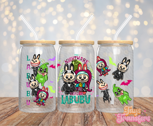Nightmare Creepy Dolls - 16OZ UV DTF Wrap