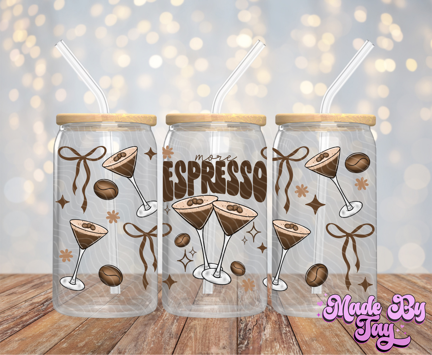 More Espresso - 16OZ UV DTF Wrap