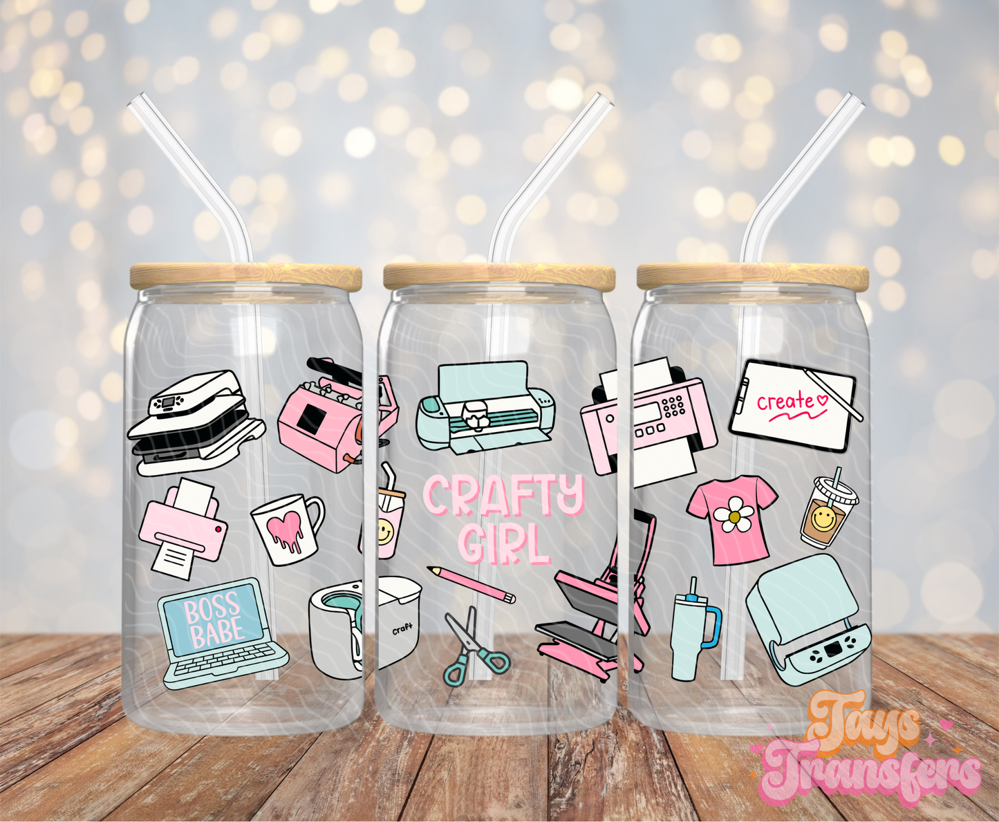 Crafty Girl - 16OZ UV DTF Wrap