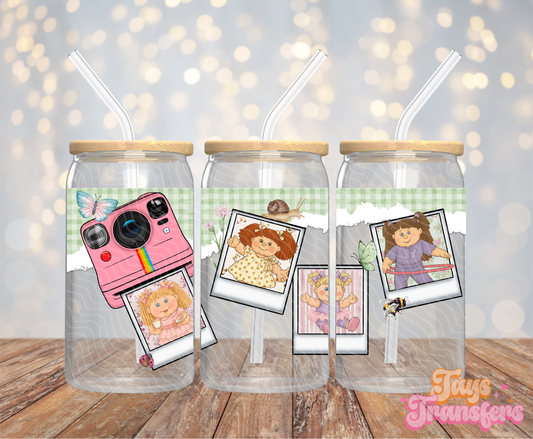 Cabbage Polaroid - 16OZ UV DTF Wrap