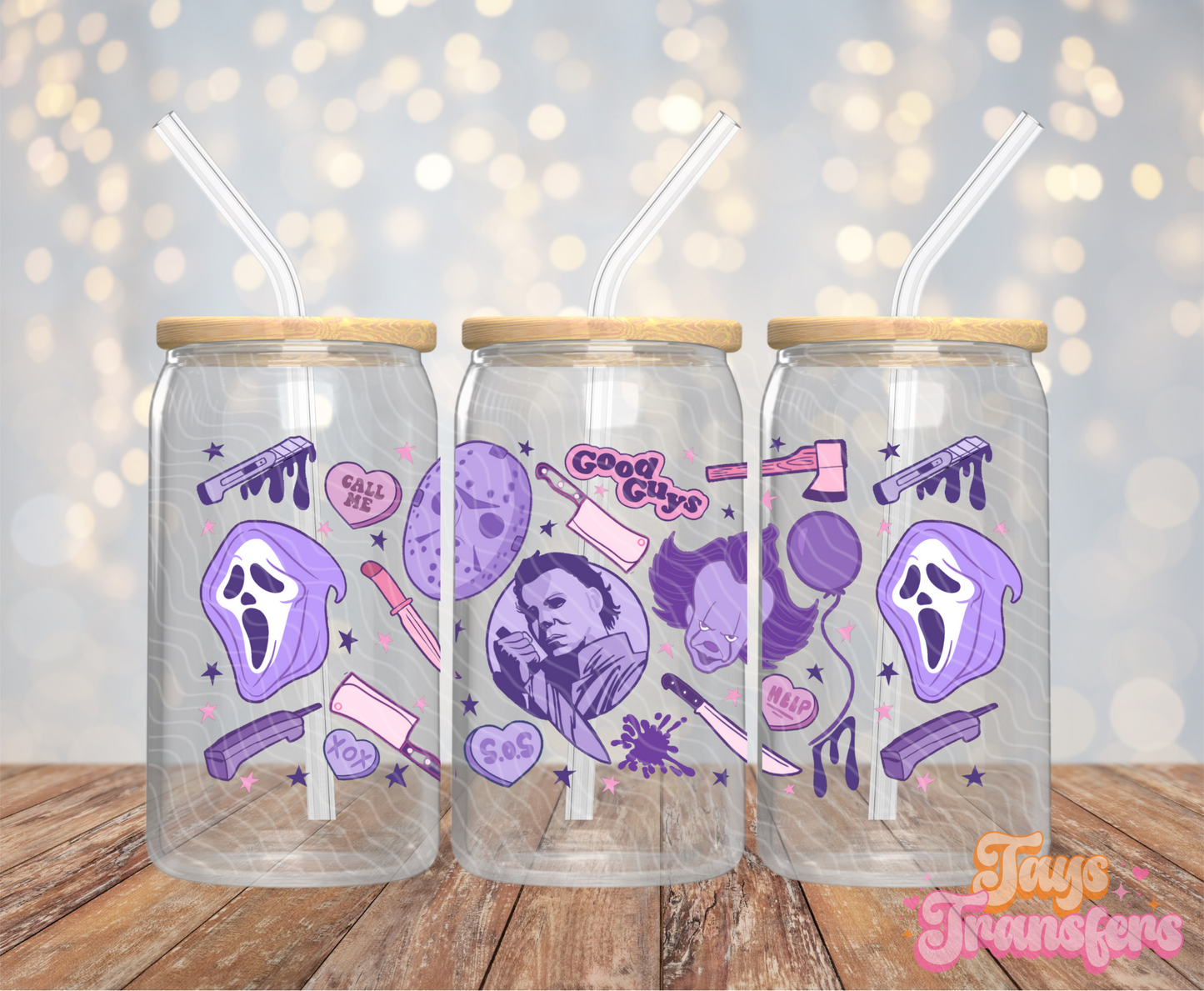 Horror Mashup - 16OZ UV DTF Wrap