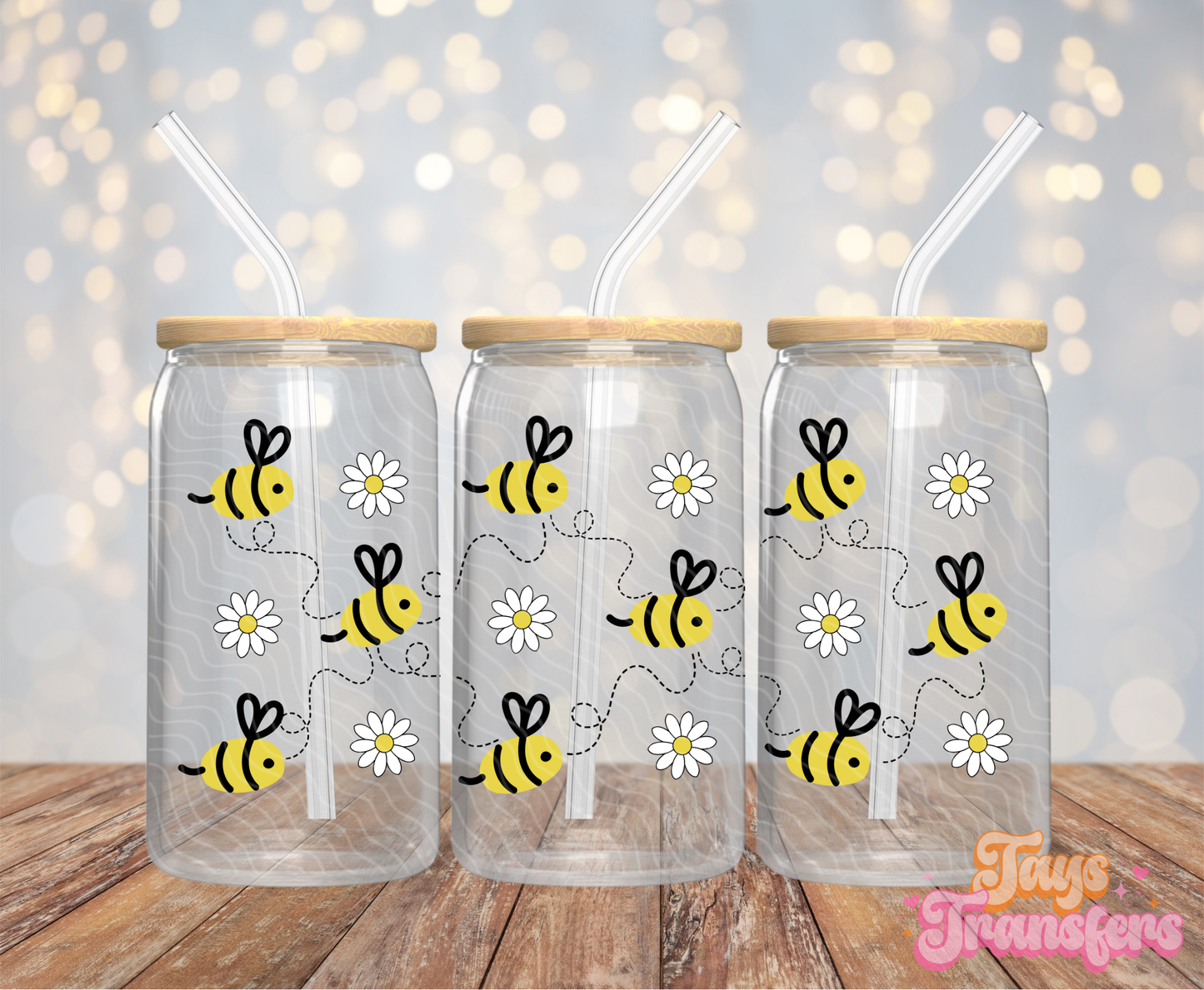 Bees - 16OZ UV DTF Wrap