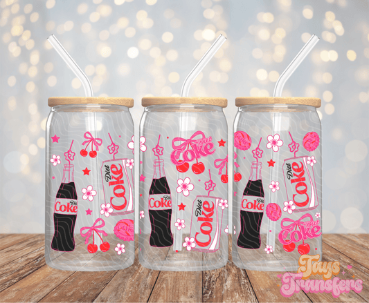 Diet Drink - 16OZ UV DTF Wrap