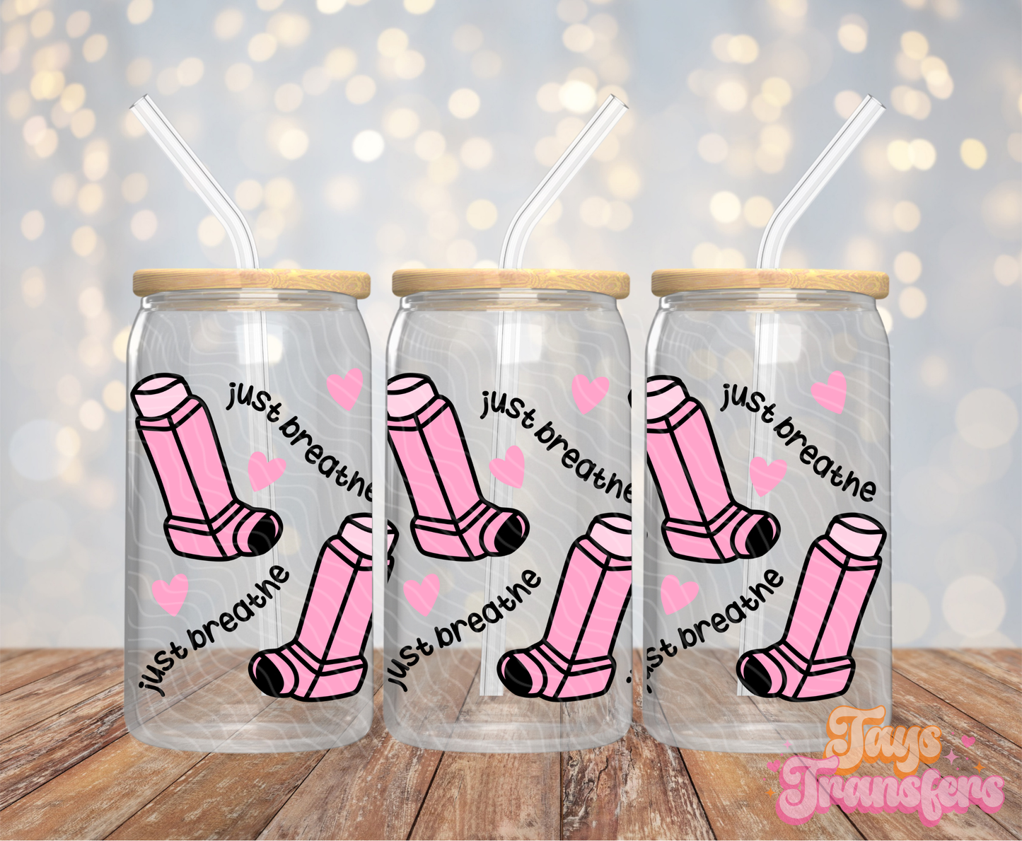 Just Breathe - 16OZ UV DTF Wrap