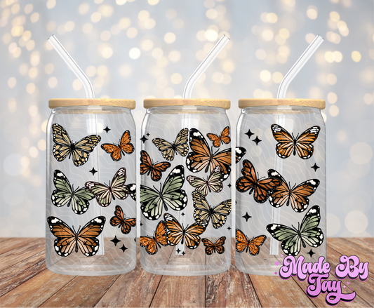 Butterflies  - 16OZ UV DTF Wrap