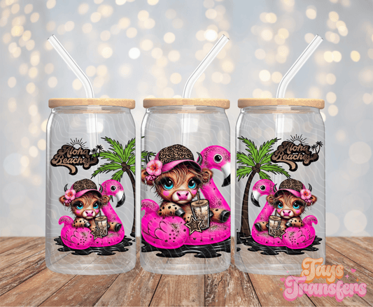 Aloha Beaches - 16OZ UV DTF Wrap