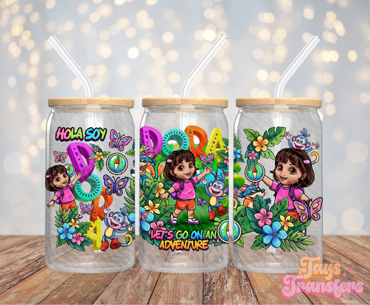 Dora - 16OZ UV DTF Wrap