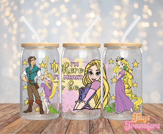 I'm Where I'm Meant To Be - 16OZ UV DTF Wrap